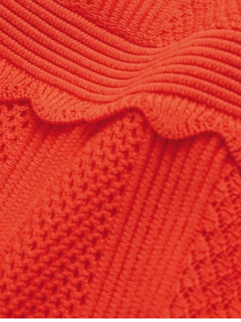 The Kooples Vibrant Red Sleeveless Knit Maxi Dress - Picture 3 of 5